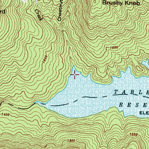 Topographic Map of Slicking Creek, SC