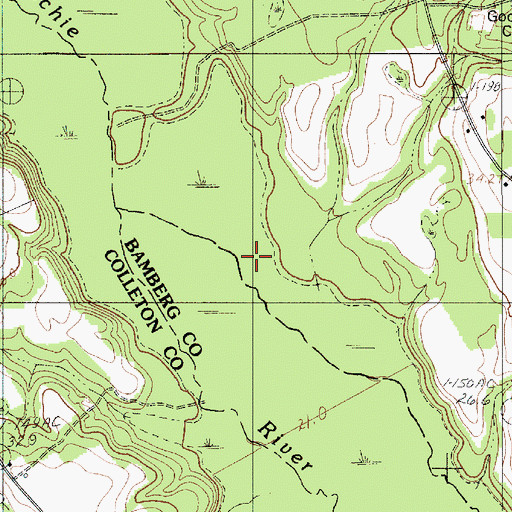 Topographic Map of Smith Drain, SC