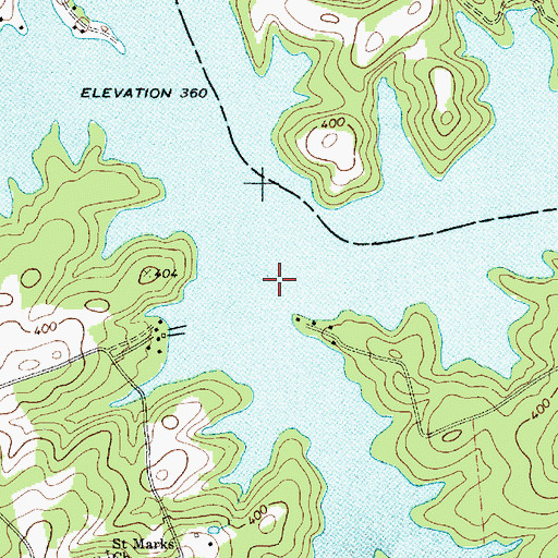 Topographic Map of Spring Creek, SC