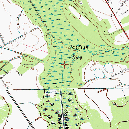 Topographic Map of Stackhouse Creek, SC
