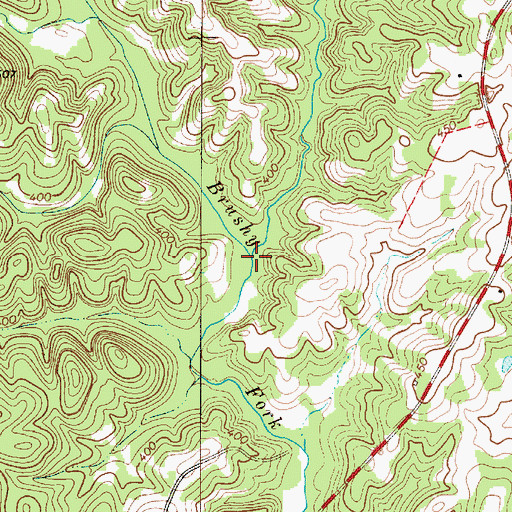 Topographic Map of Starne Branch, SC