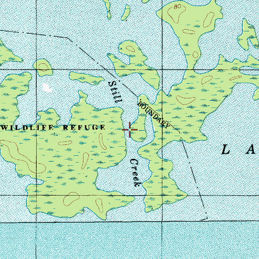 Topographic Map of Still Creek, SC