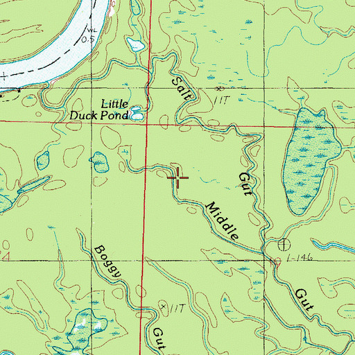 Topographic Map of Middle Gut, AL