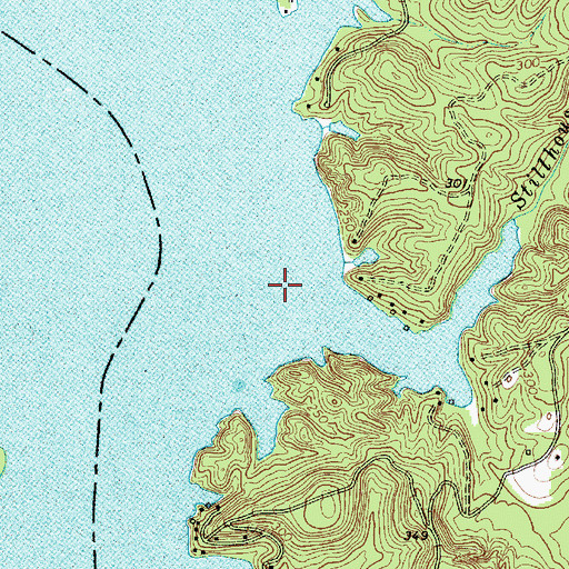 Topographic Map of Stillhouse Branch, SC