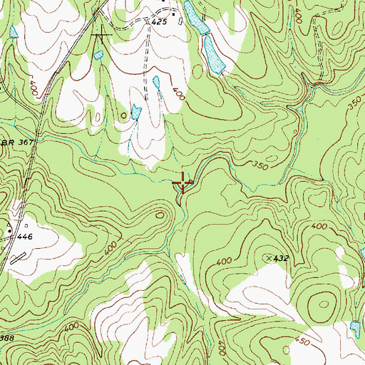 Topographic Map of Stone House Creek, SC