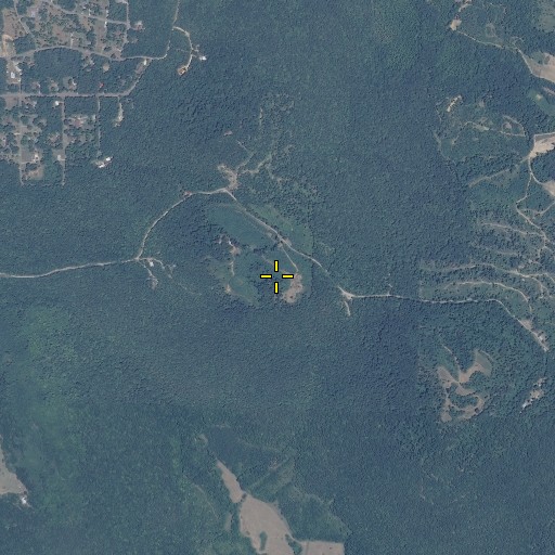 Aerial/Satellite Image of Middle Mountain, AL