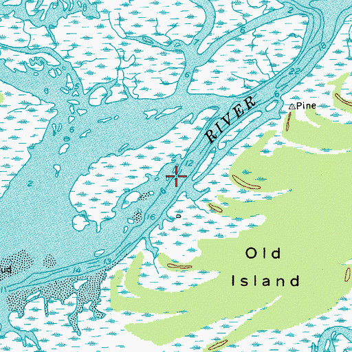 Topographic Map of Story River, SC