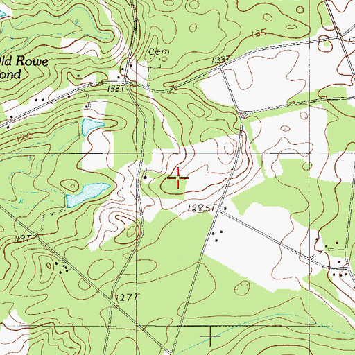 Topographic Map of Tabernacle School, SC