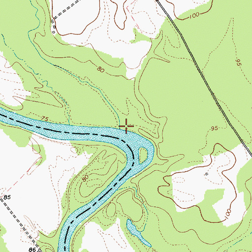 Topographic Map of Tarkiln Creek, SC