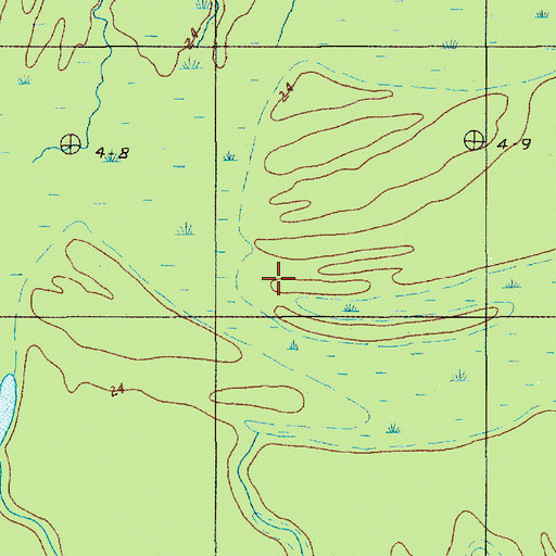 Topographic Map of Tavern Creek, SC