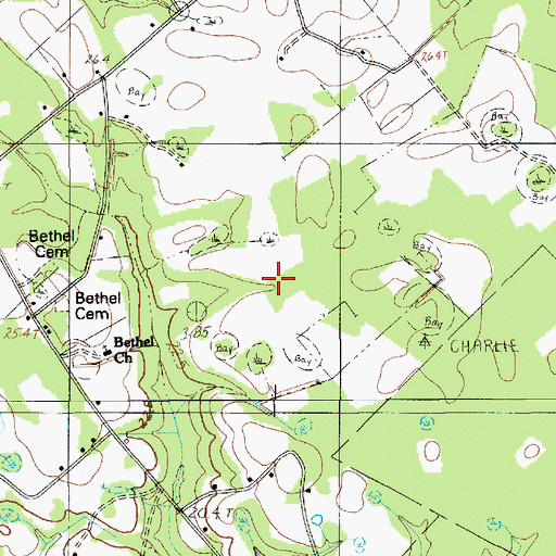 Topographic Map of Texas School, SC
