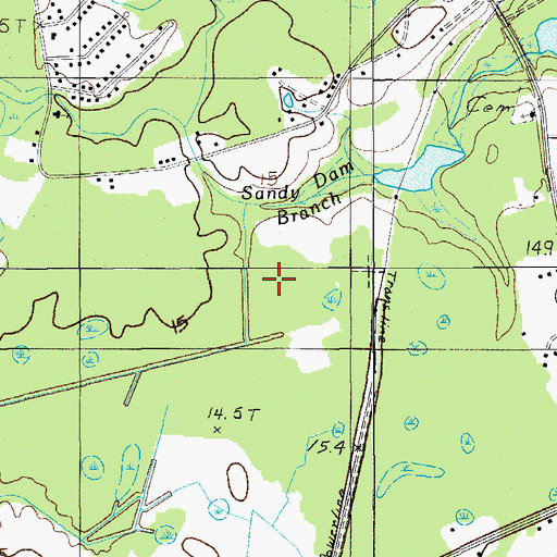 Topographic Map of Thayer, SC