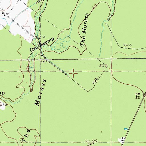 Topographic Map of The Morass, SC