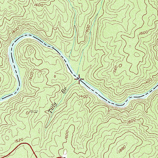 Topographic Map of Tilly Branch, SC
