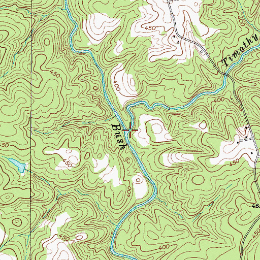 Topographic Map of Timothy Creek, SC