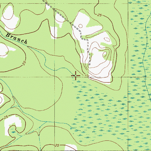 Topographic Map of Ting Branch, SC