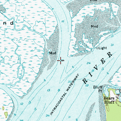 Topographic Map of Toogoodoo Creek, SC