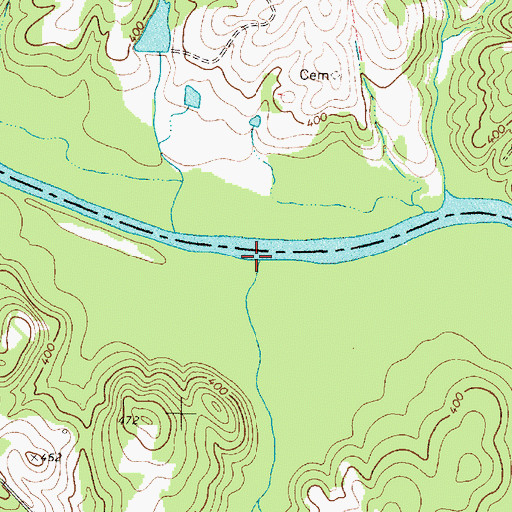 Topographic Map of Tosity Creek, SC