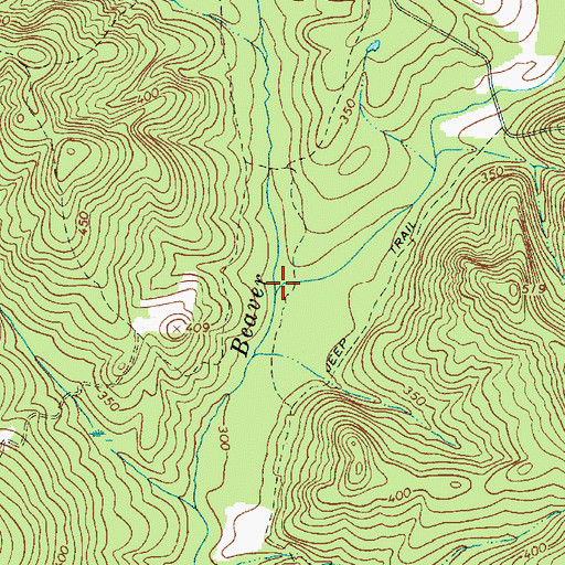 Topographic Map of Tranham Creek, SC