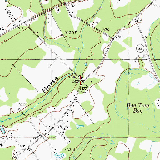 Topographic Map of Union Hill School, SC