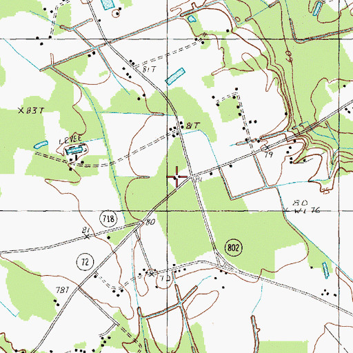 Topographic Map of Union School, SC