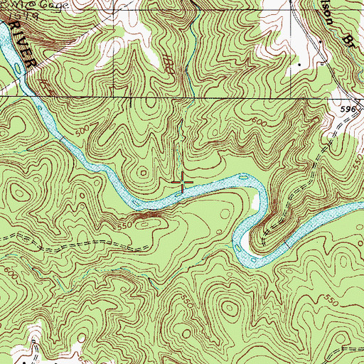 Topographic Map of Vise Branch, SC