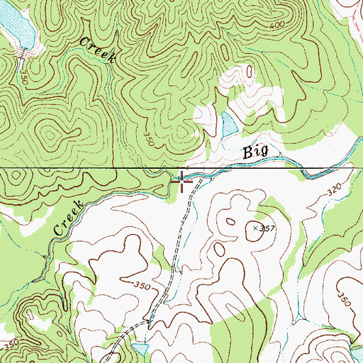 Topographic Map of Wall Creek, SC