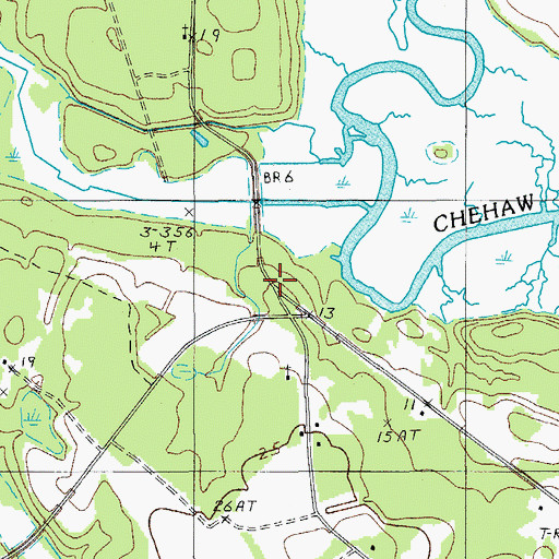 Topographic Map of Walters Store, SC