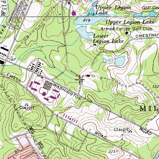 Topographic Map of Washington Lake, SC