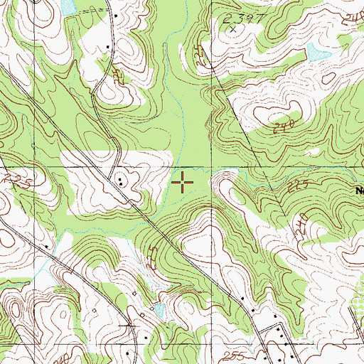 Topographic Map of Watermelon Creek, SC