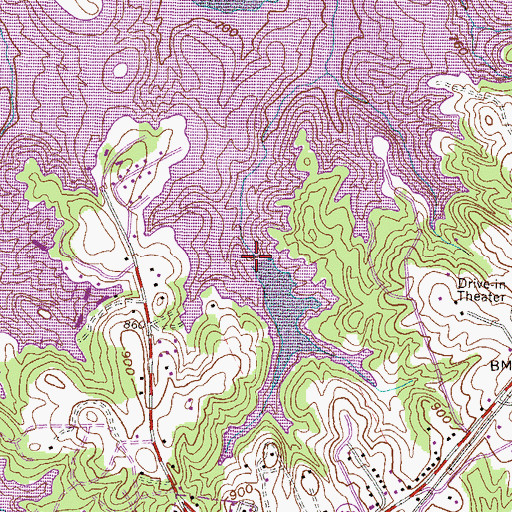Topographic Map of Webb Lake, SC