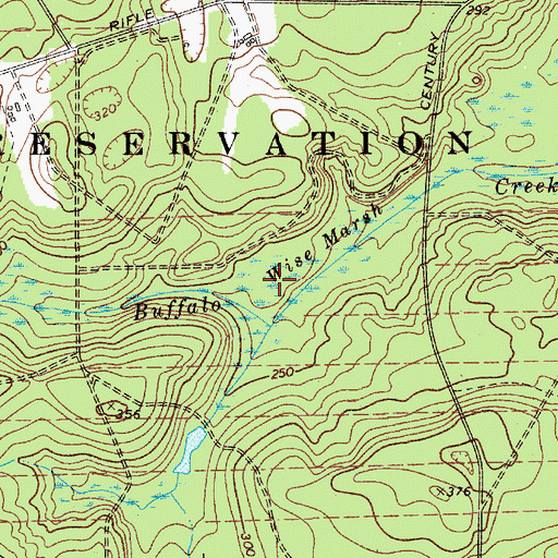 Topographic Map of Wise Marsh, SC