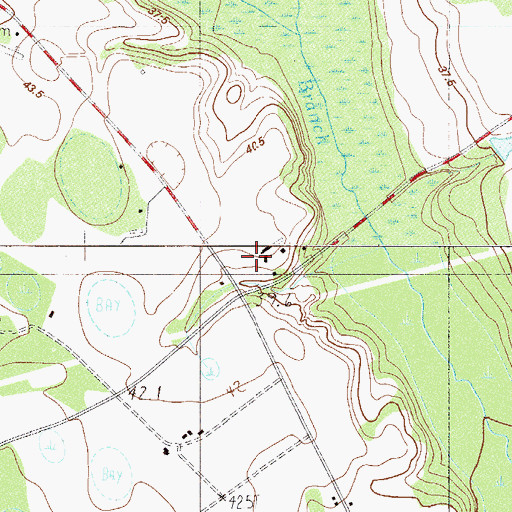 Topographic Map of Youngs School, SC