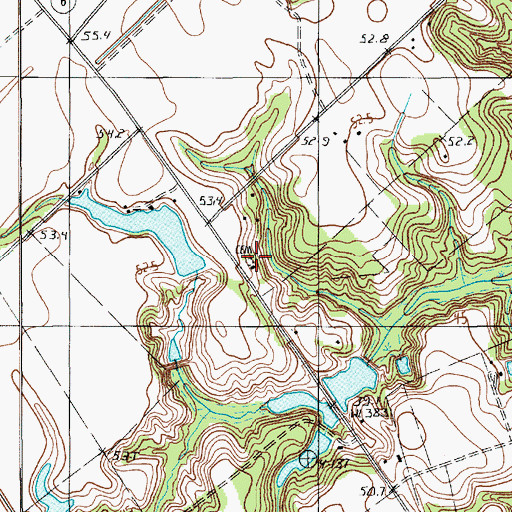 Topographic Map of Zion Church, SC