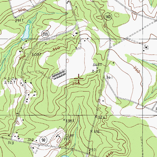 Topographic Map of Zion Hill Church (historical), SC