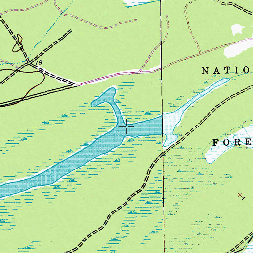 Topographic Map of Washo Reserve, SC