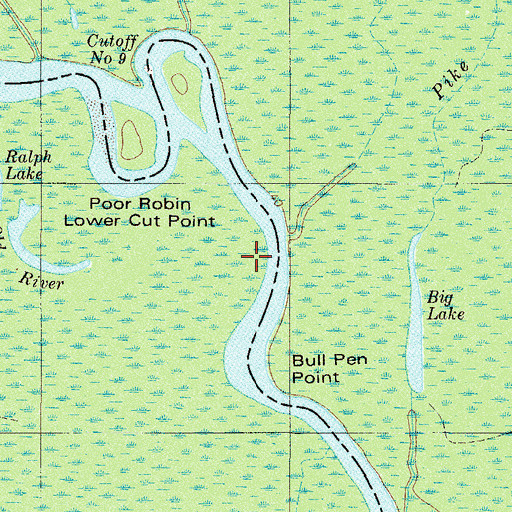 Topographic Map of Three Bridges Branch, SC