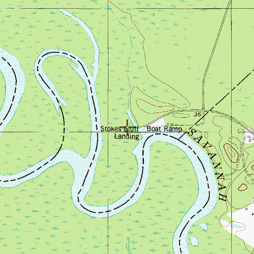 Topographic Map of Camel Lake, SC