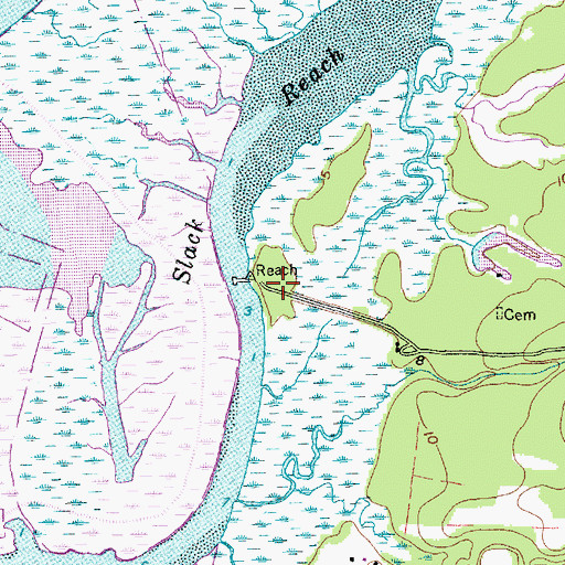 Topographic Map of Harding Landing, SC