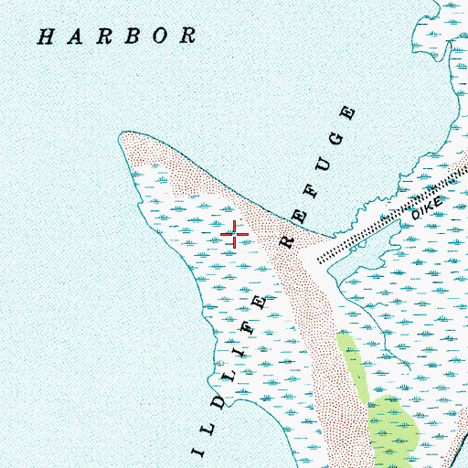 Topographic Map of Cowpen Point, SC
