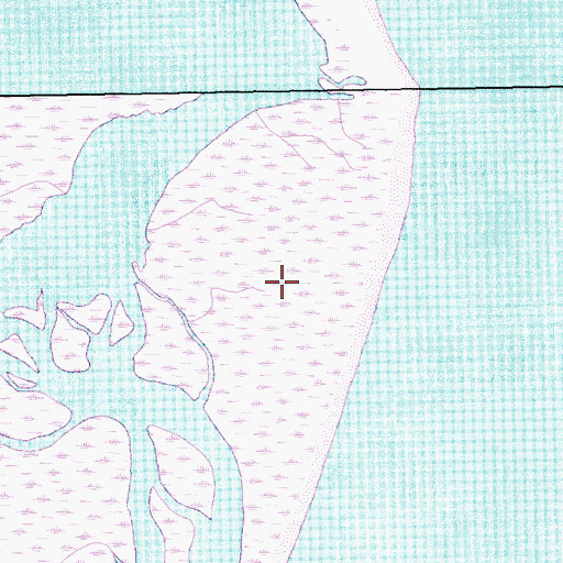 Topographic Map of Sand Island, SC