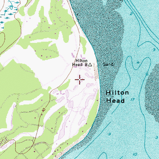 Topographic Map of Port Royal Plantation, SC