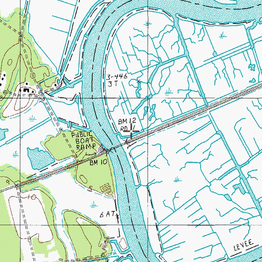 Topographic Map of Combahee Ferry (historical), SC