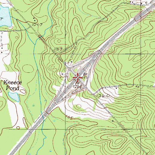 Topographic Map of Interchange 39, SC