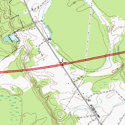 Topographic Map of Interchange 123, SC