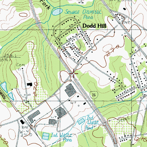 Topographic Map of Interchange 16, SC