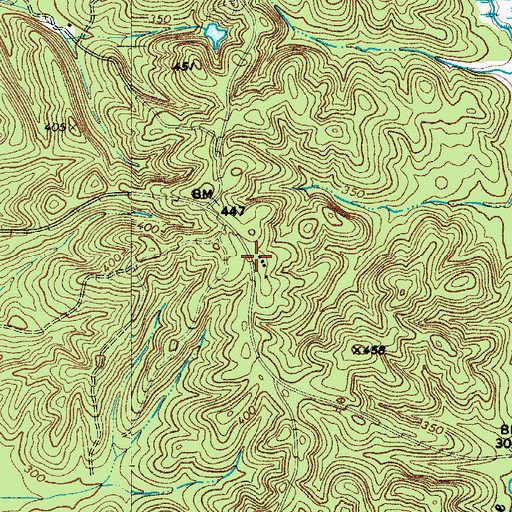 Topographic Map of Interchange 41, SC