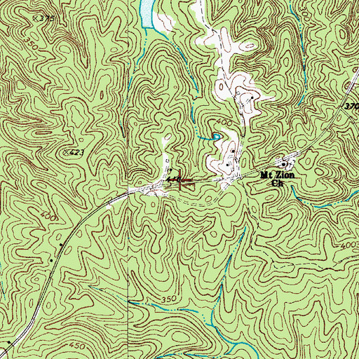 Topographic Map of Interchange 46, SC