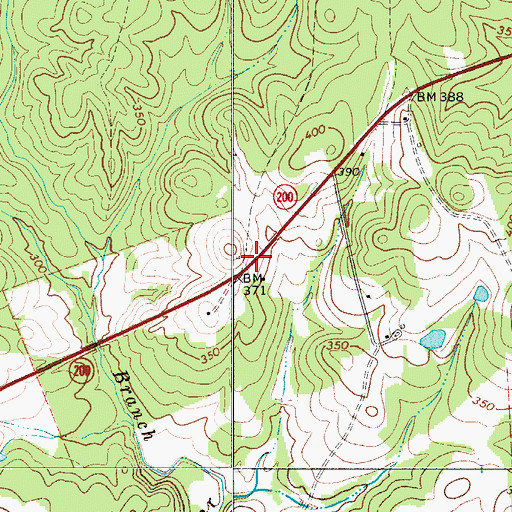 Topographic Map of Interchange 48, SC