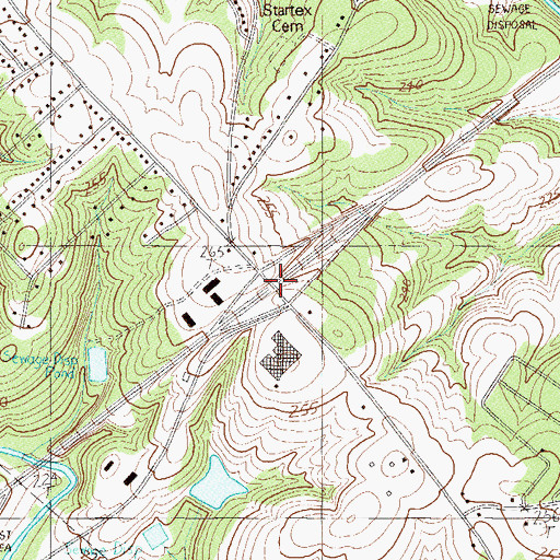Topographic Map of Interchange 63, SC